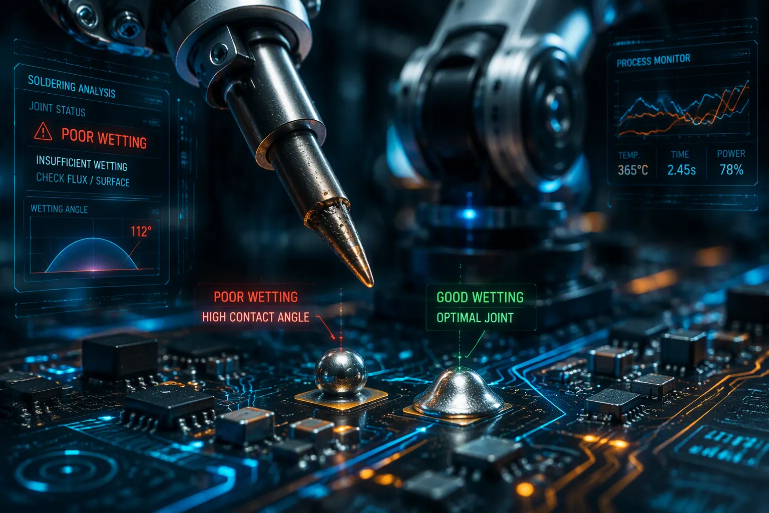 Why Solder Fails to Wet PCB Pads in Robotic Soldering