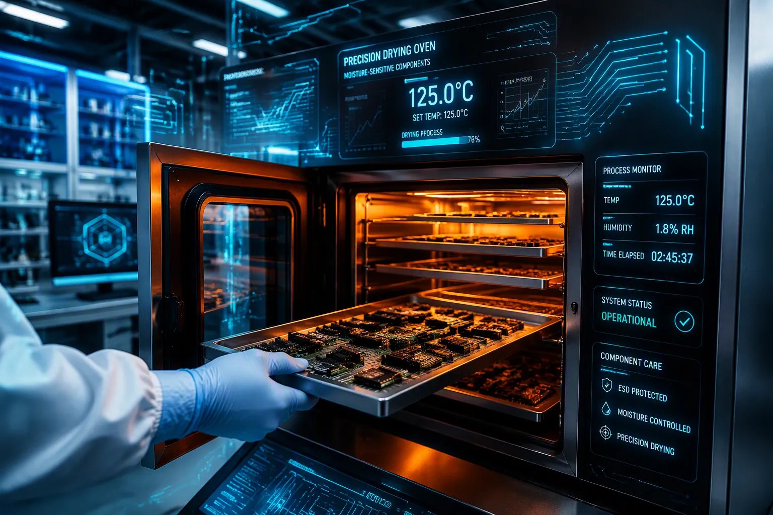 Baking Procedures for MSD Components Before Reflow