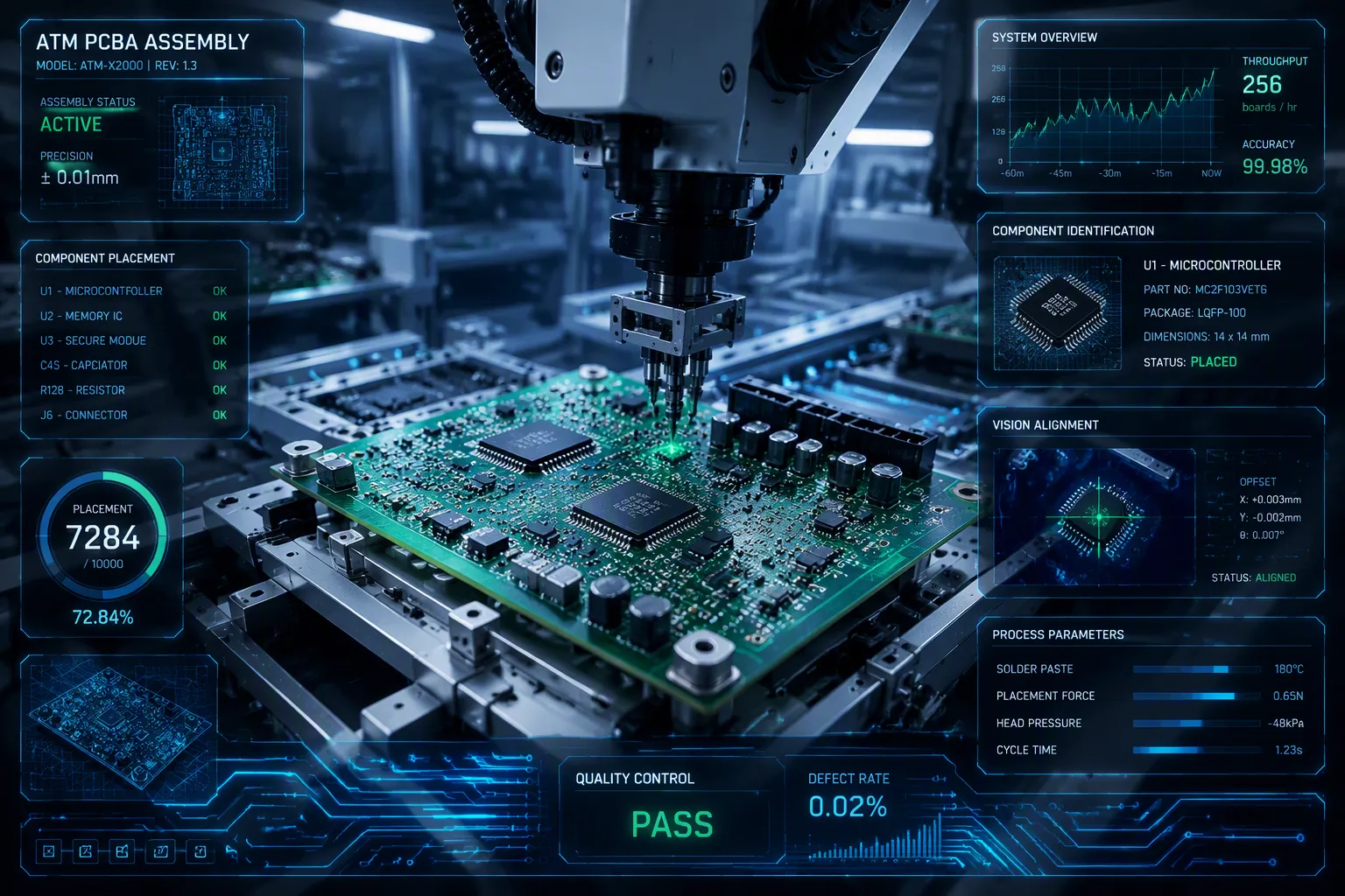 ATM Machine PCBA Manufacturing Process