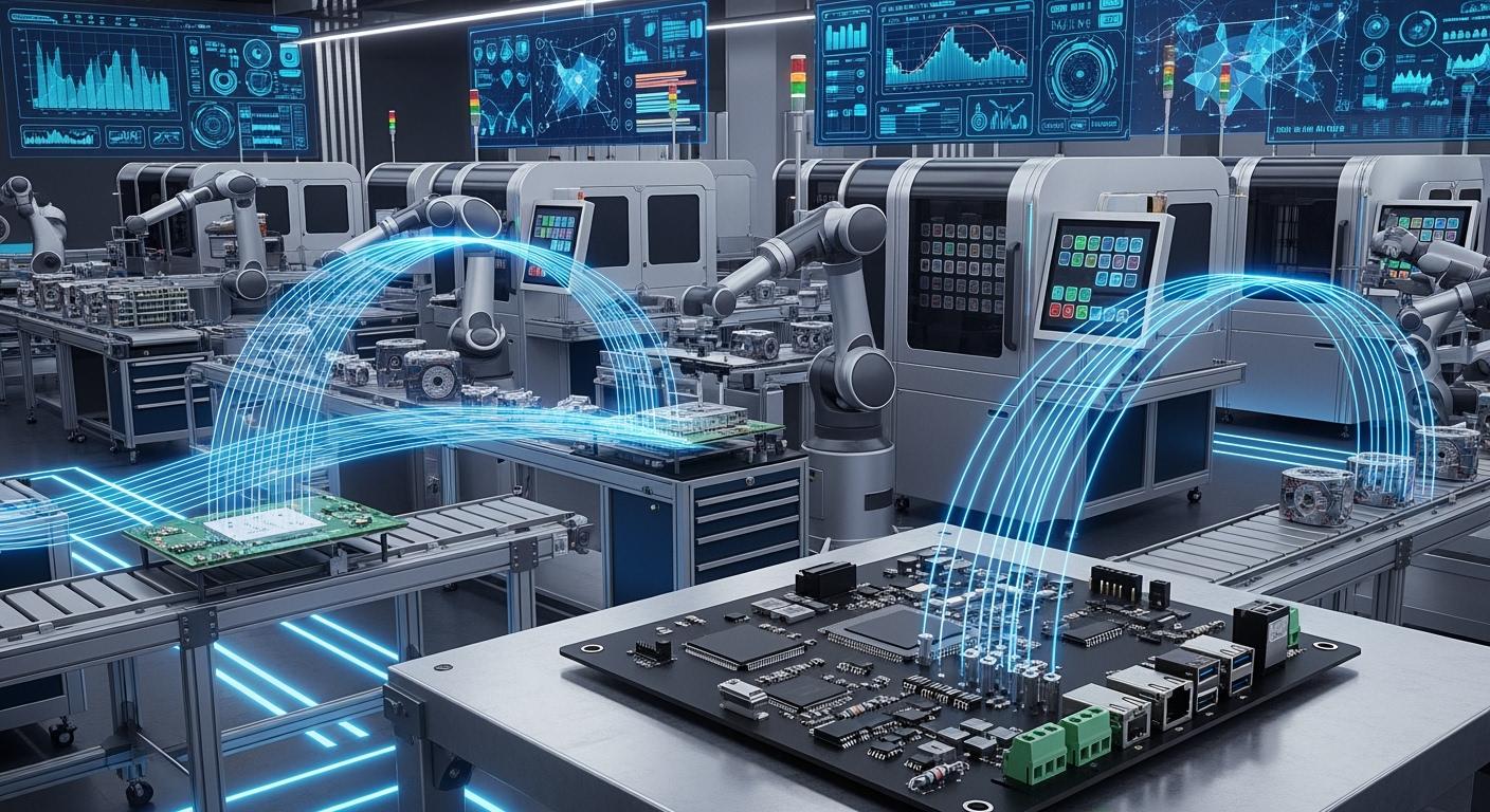 Enhancing Data Flow in Smart Factories with Industrial IoT Gateway PCBA