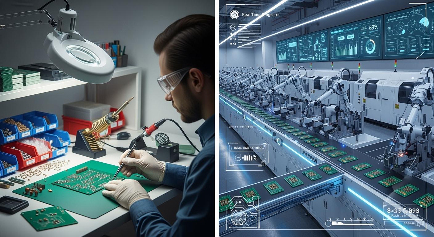 Low-Volume vs High-Volume PCBA Production Explained Simply
