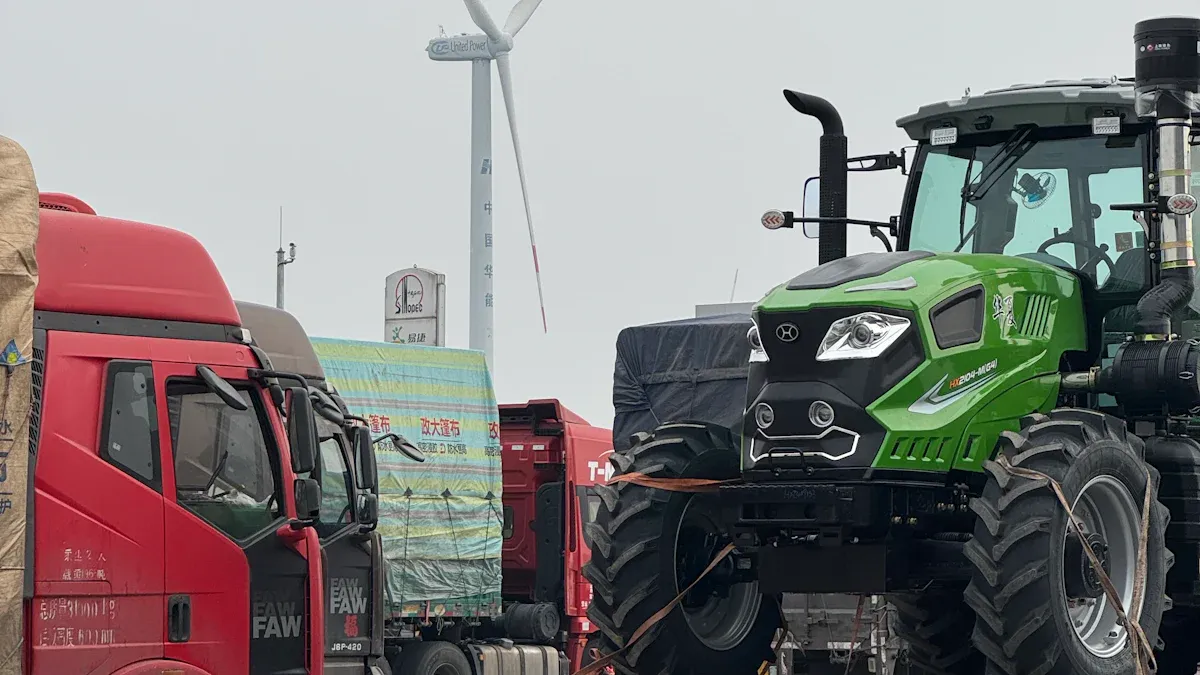 China Tractor 50HP Supplier QL-504G Surprises in Small Spaces 1 Operator Comfort & Safety