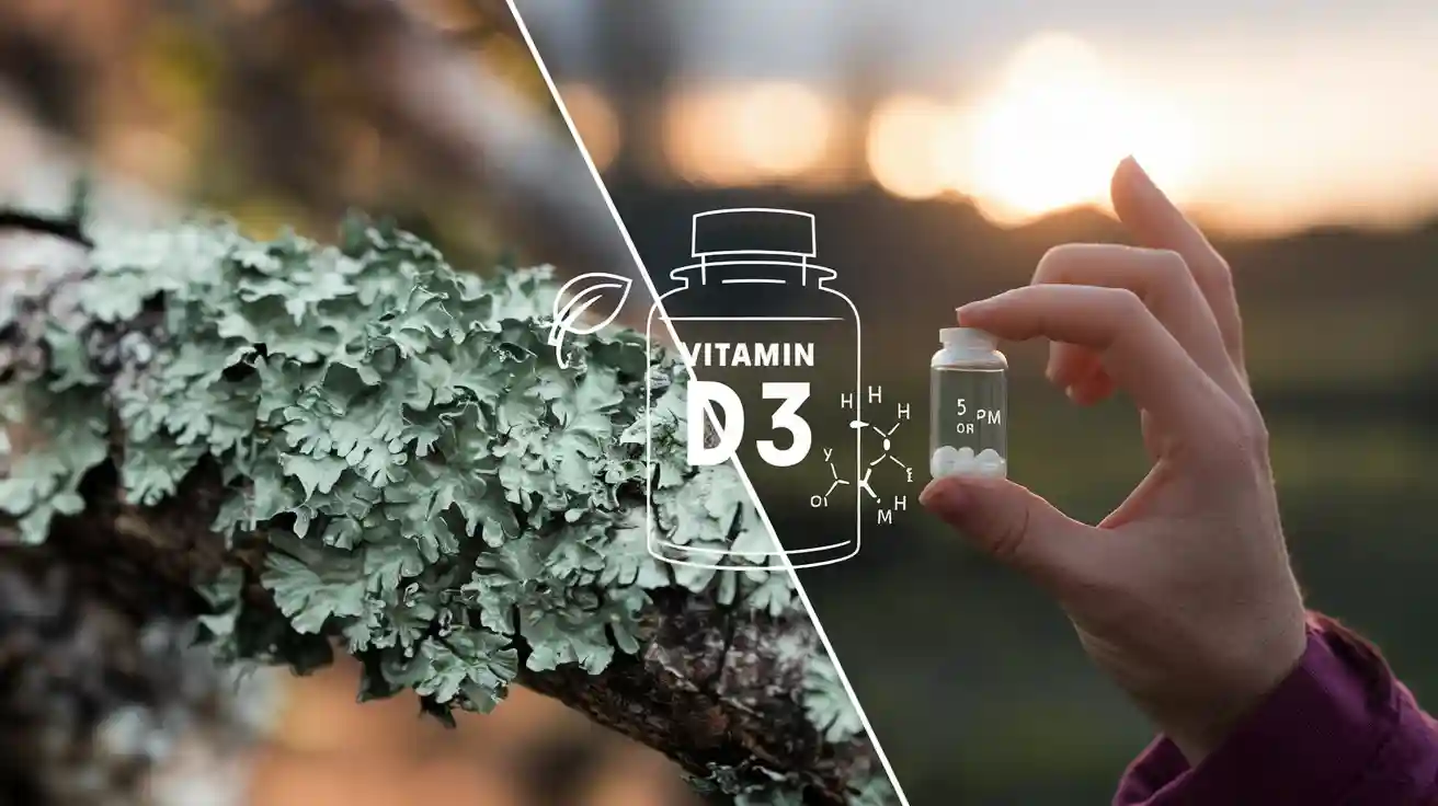 Vitamin D3 from Lichen and Cholecalciferol Differences