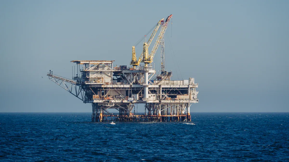 Oil Drilling Rig Enhanced Torque Powers Deep Holes