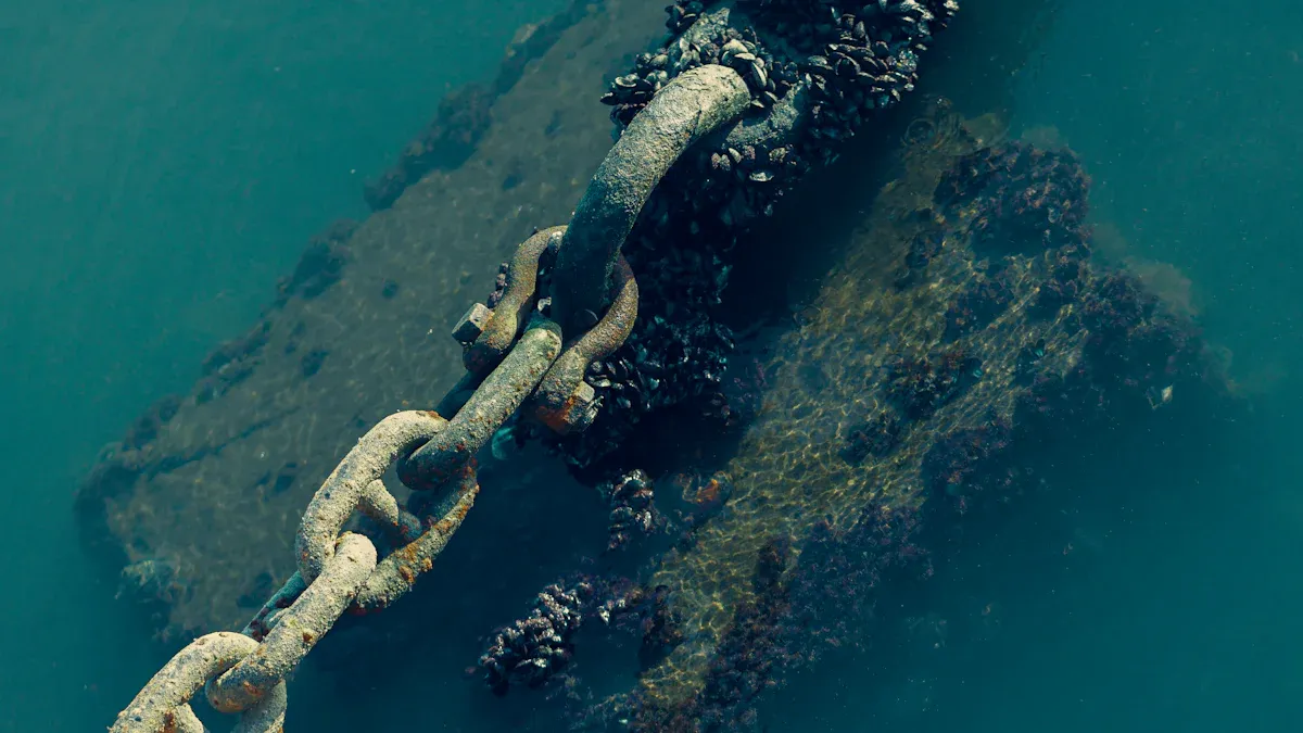 Oil Drilling Rig Anchor System Prevents Drift