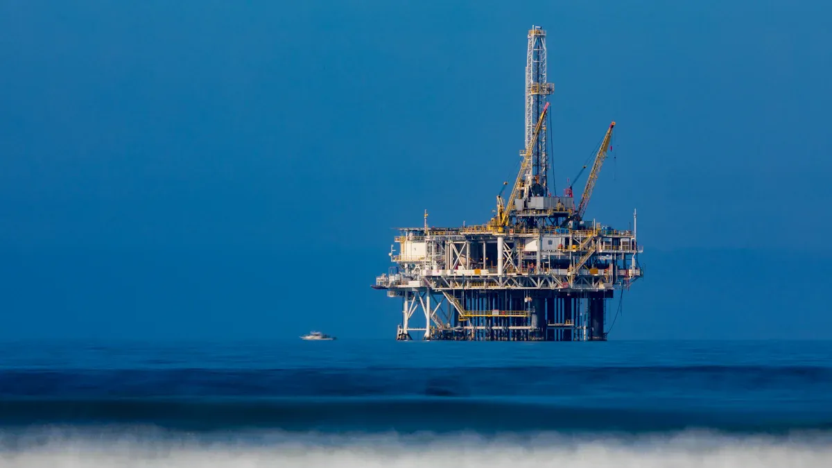 Well Drilling Rig Steady Pressure Handles Deep Work