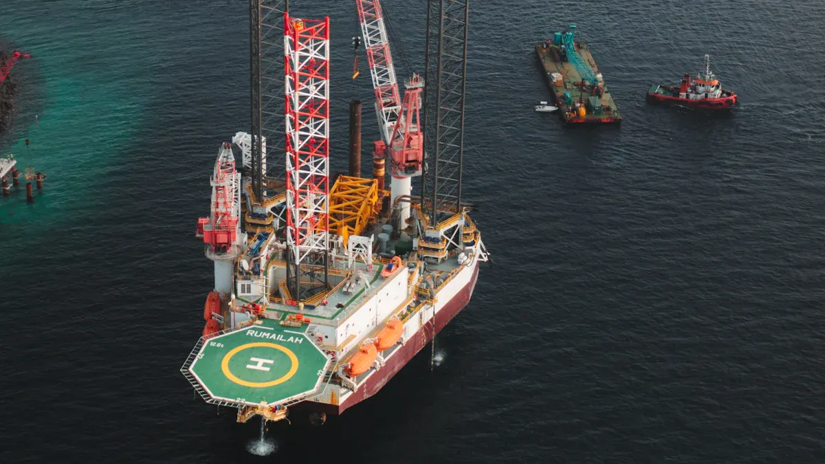 Oil Drilling Rig Enhanced Signal Prevents Errors