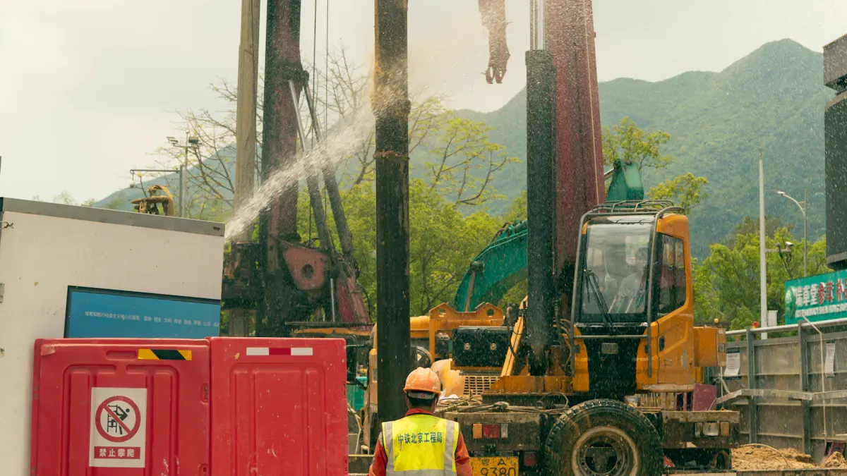Hydraulic Static Pile Driver 0.15kN Precision
