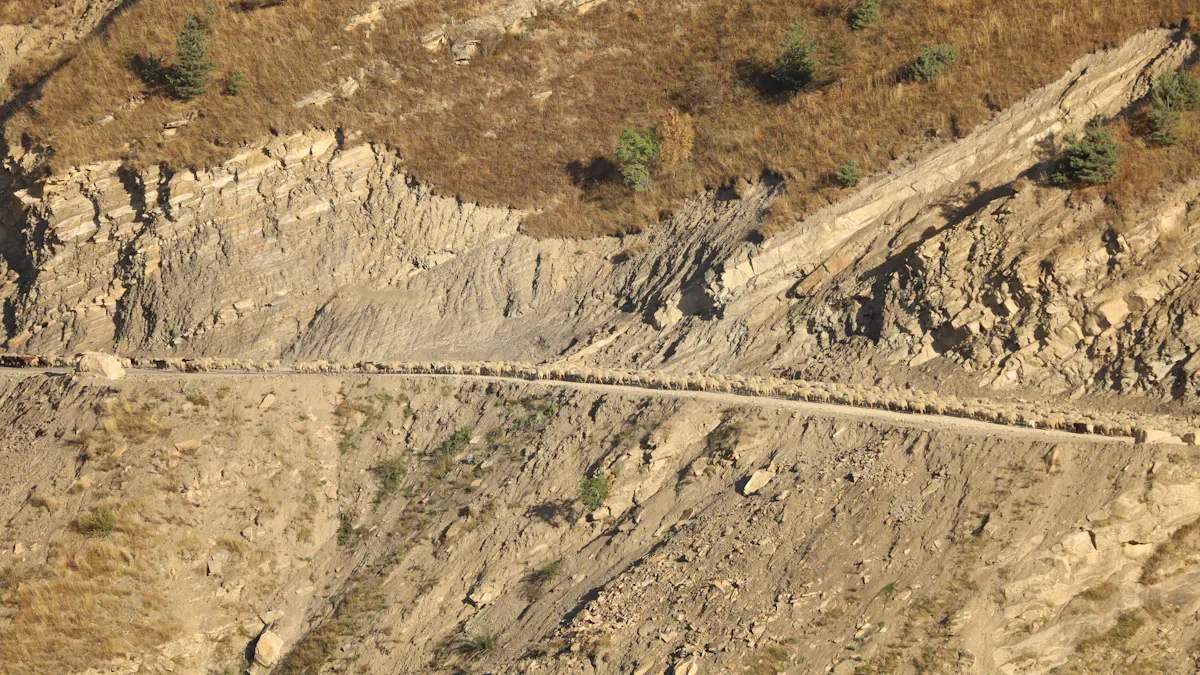 Mining Drill 52° Grade Handles Any Hill