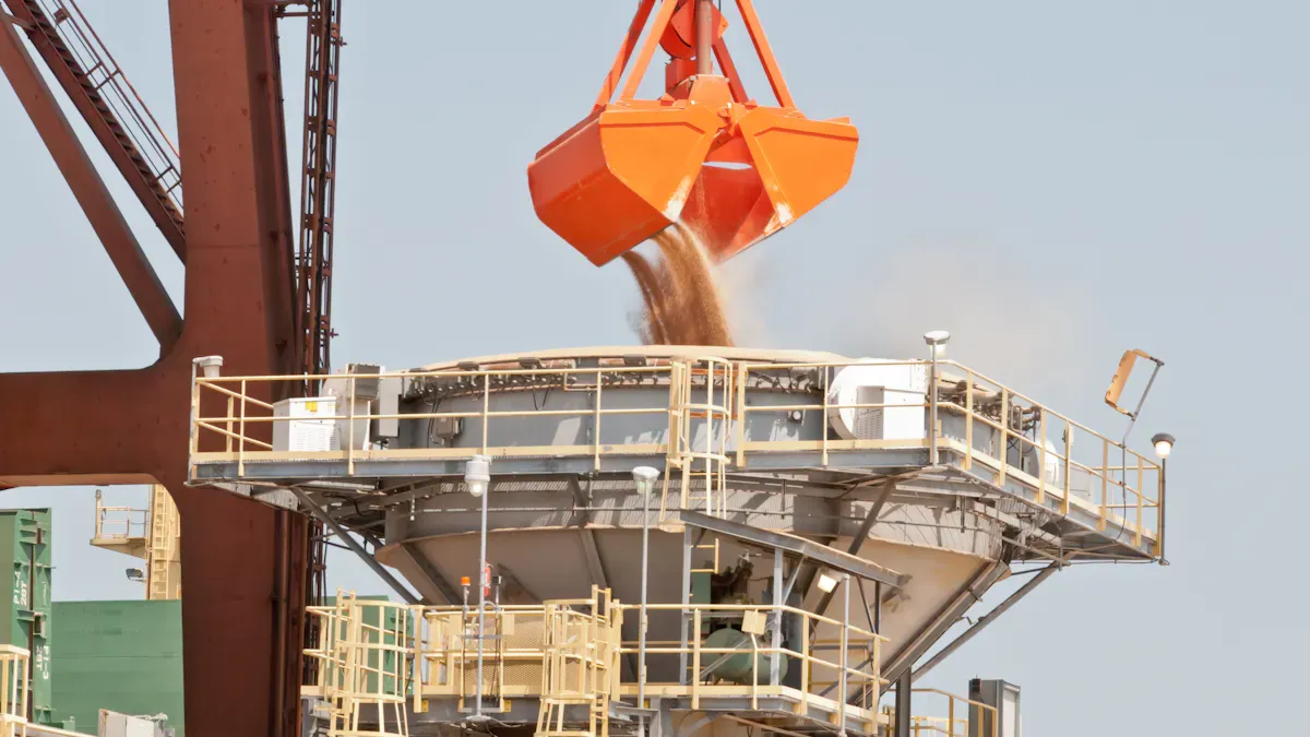 Ship loader dispatch: reduce spillage and rework