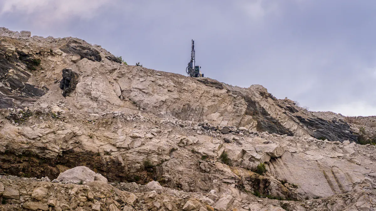 Steep Slope Challenges for Surface Drilling Rigs
