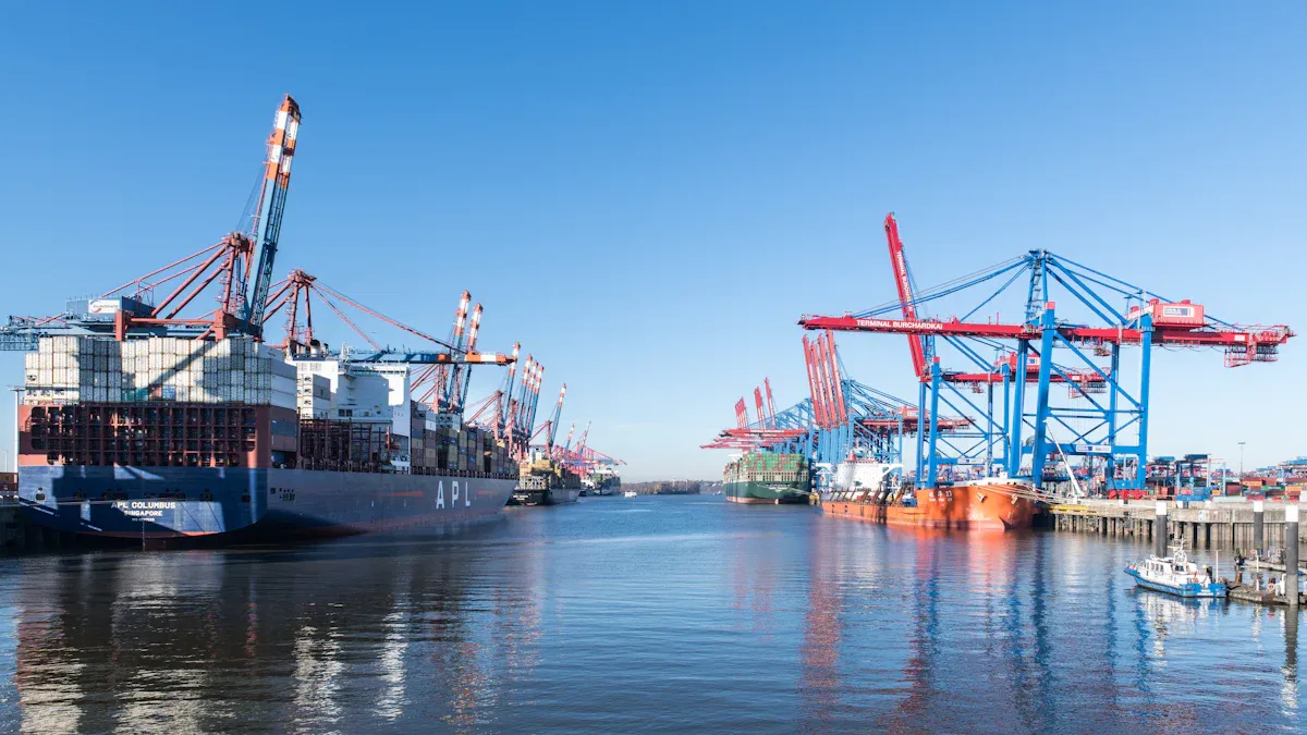 Container gantry crane throughput: raise moves per hour
