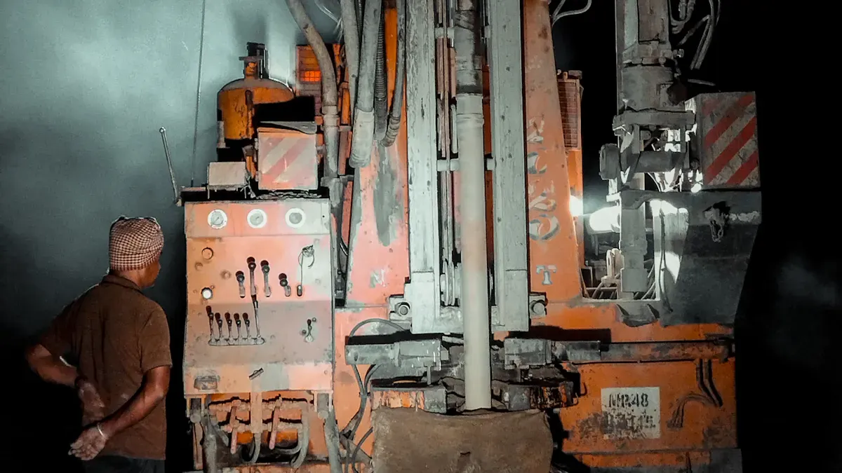 Surface Drilling Rig 45° Slope Never Slips