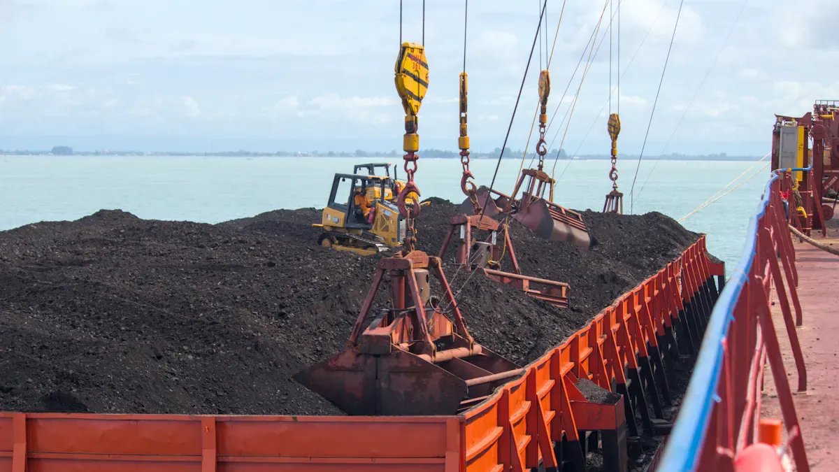Ship loader: sway control improves spout alignment