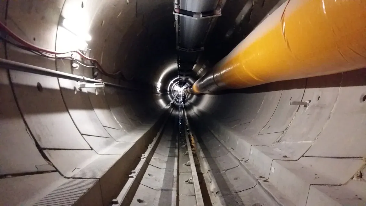 better survey control improves tbm tunnel grade holding