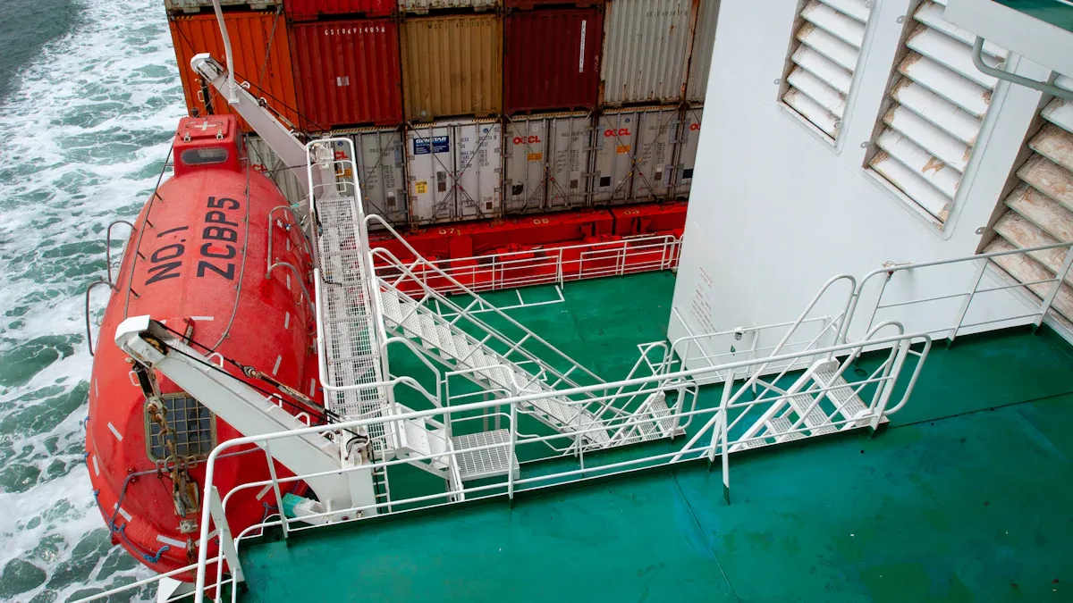 Производство спасательных шлюпок в Китае