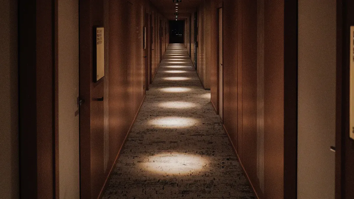 Hallway Lighting Placement Strategies