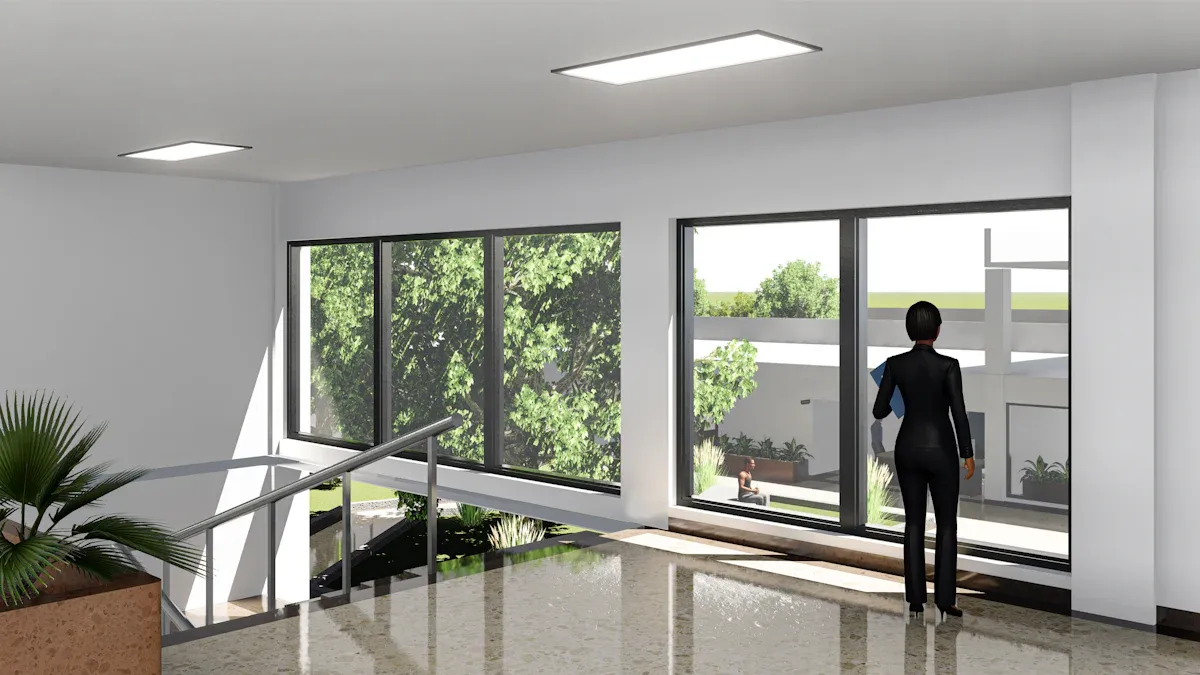 2x4 led flat panel light surface mount