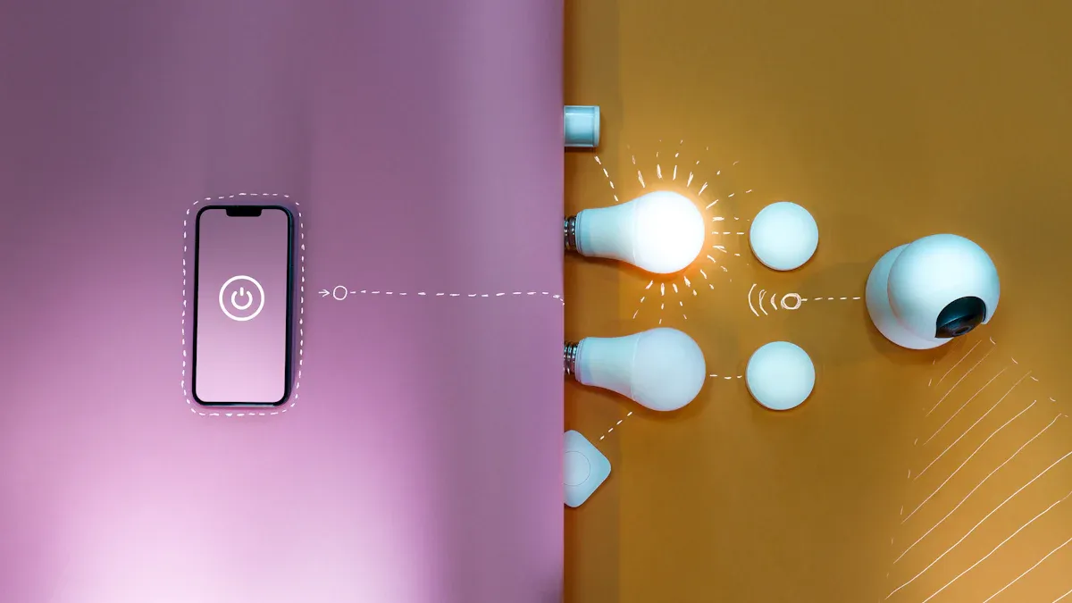 Smart Ceiling Lamp with 2.4G Remote & Tuya App Control