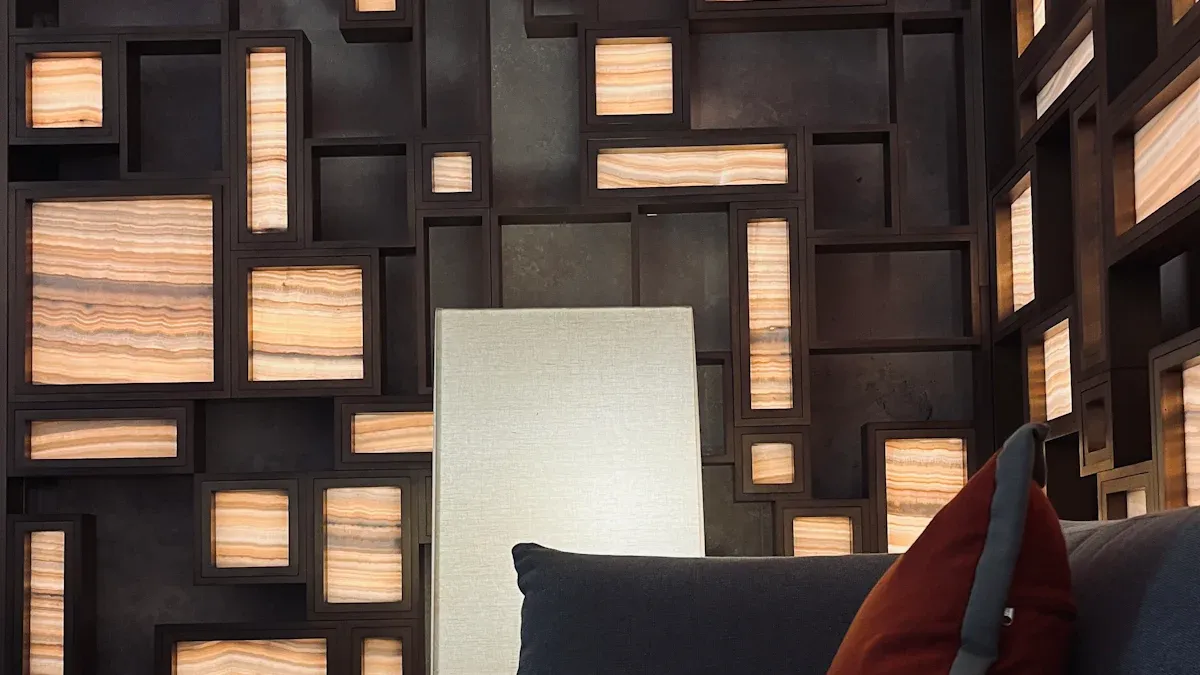 Idea 2: Geometric Panelling with Integrated LED Light