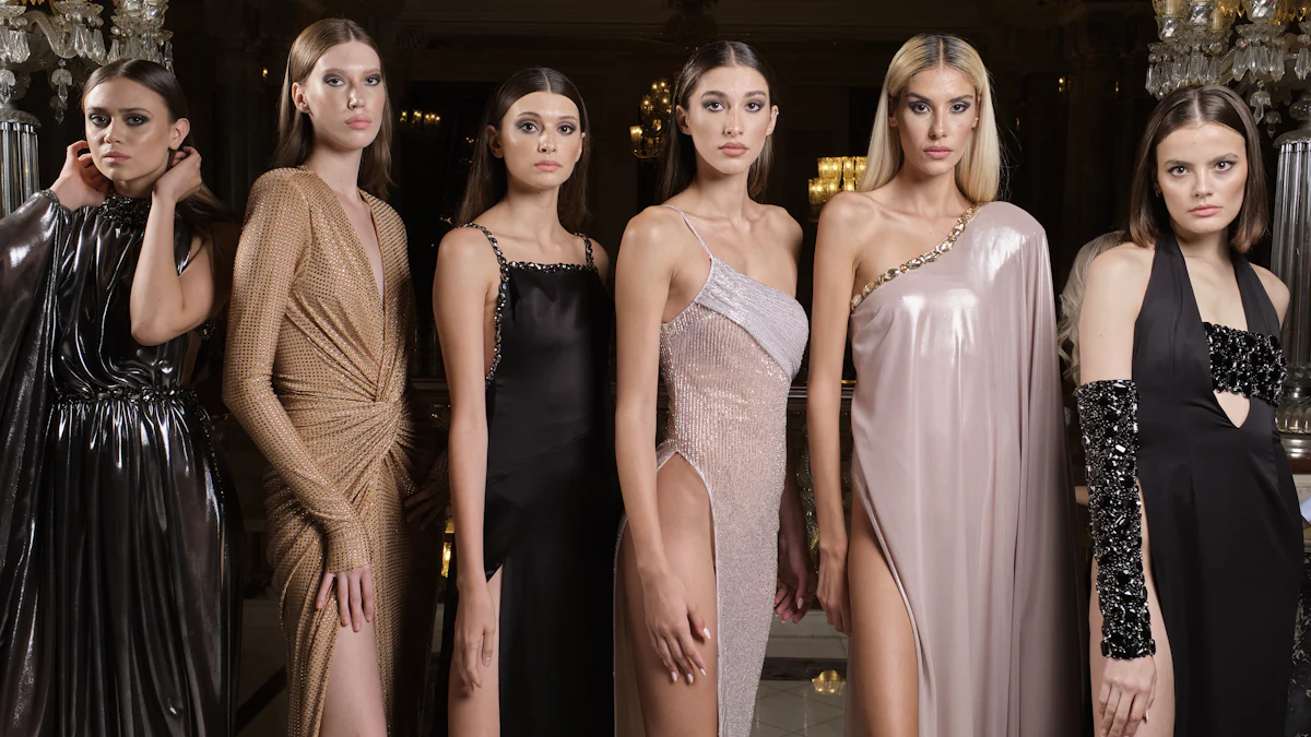Sculptural Silhouettes and Sheer Elegance