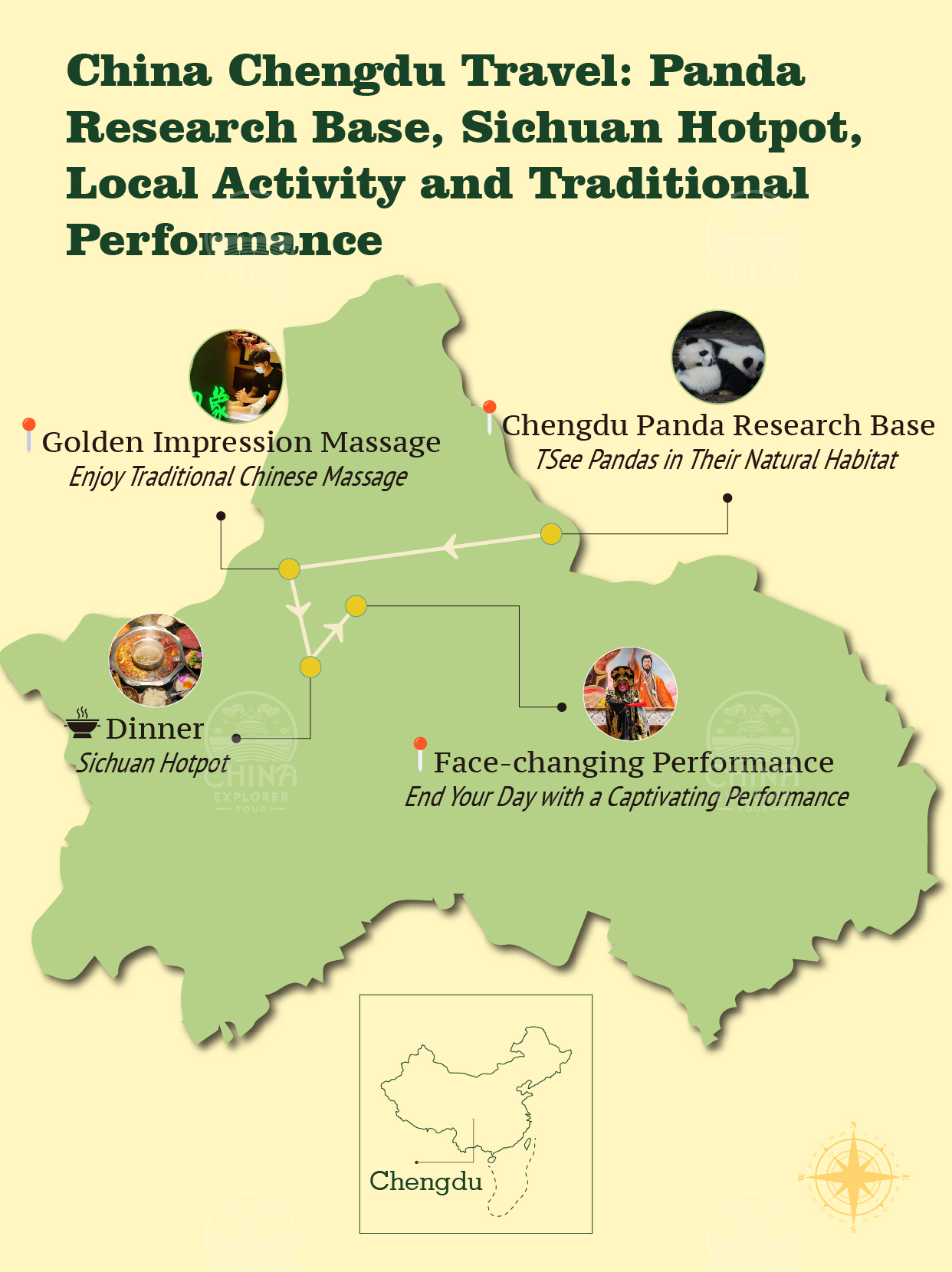 China Chengdu Travel: Panda Research Base, Sichuan Hotpot, Local Activity and Traditional Performance