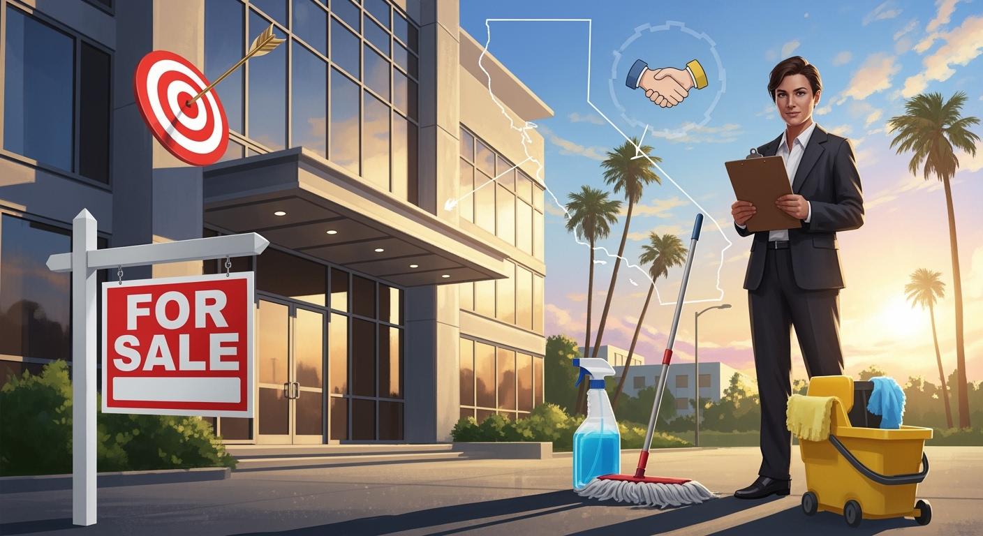 How to Market a Janitorial Business for Sale in California That Gets Results