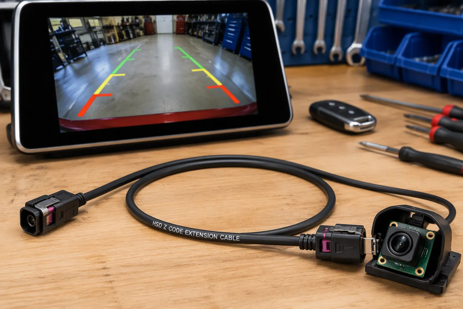 What Is an HSD Z Code Extension Cable for Rear-View Cameras
