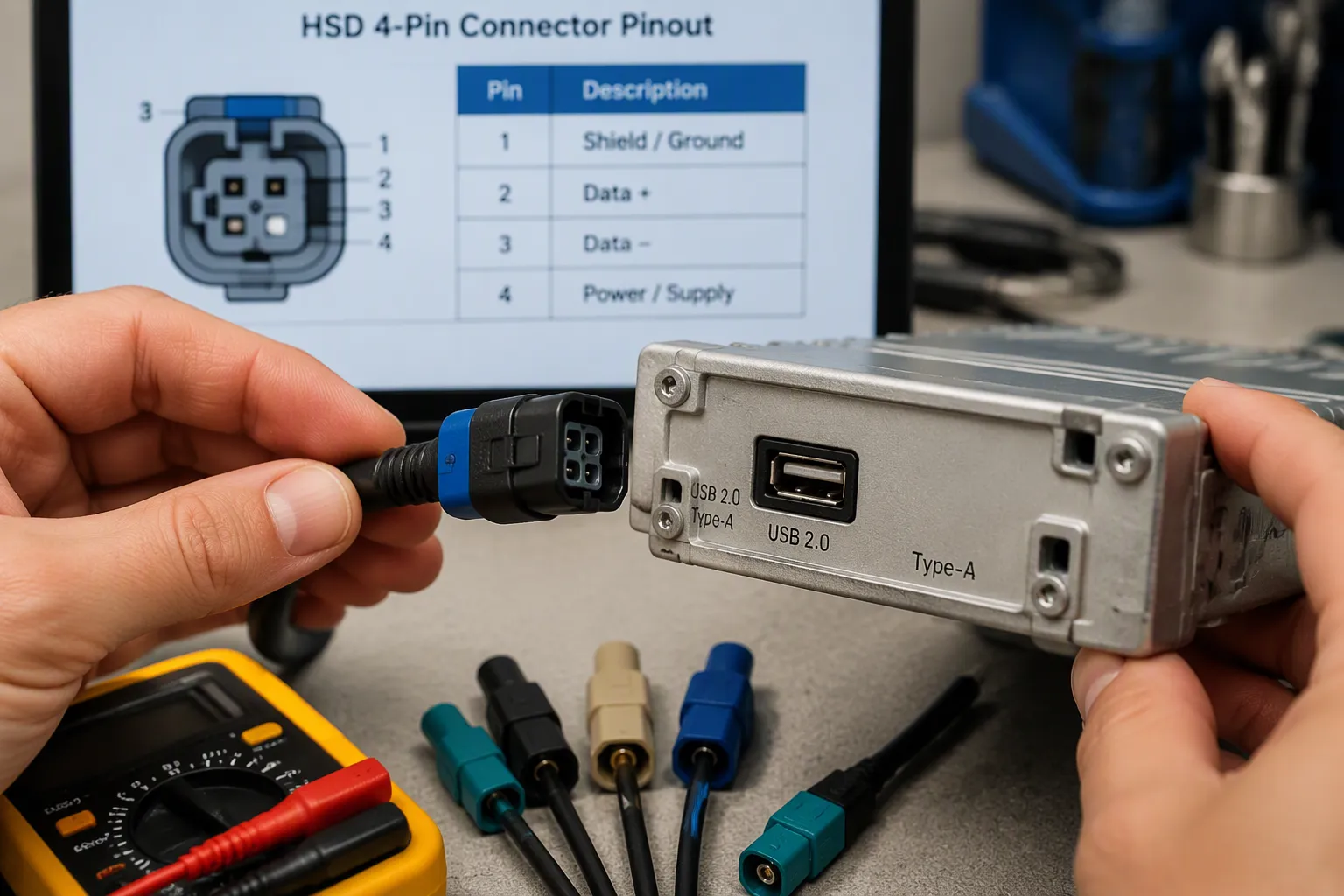 Match The HSD USB Cable Interface