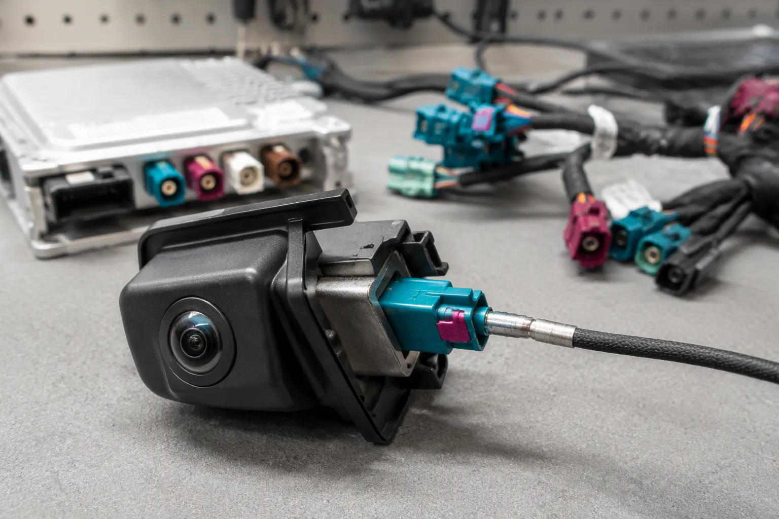 FAKRA Connector Applications in Automotive Camera Systems