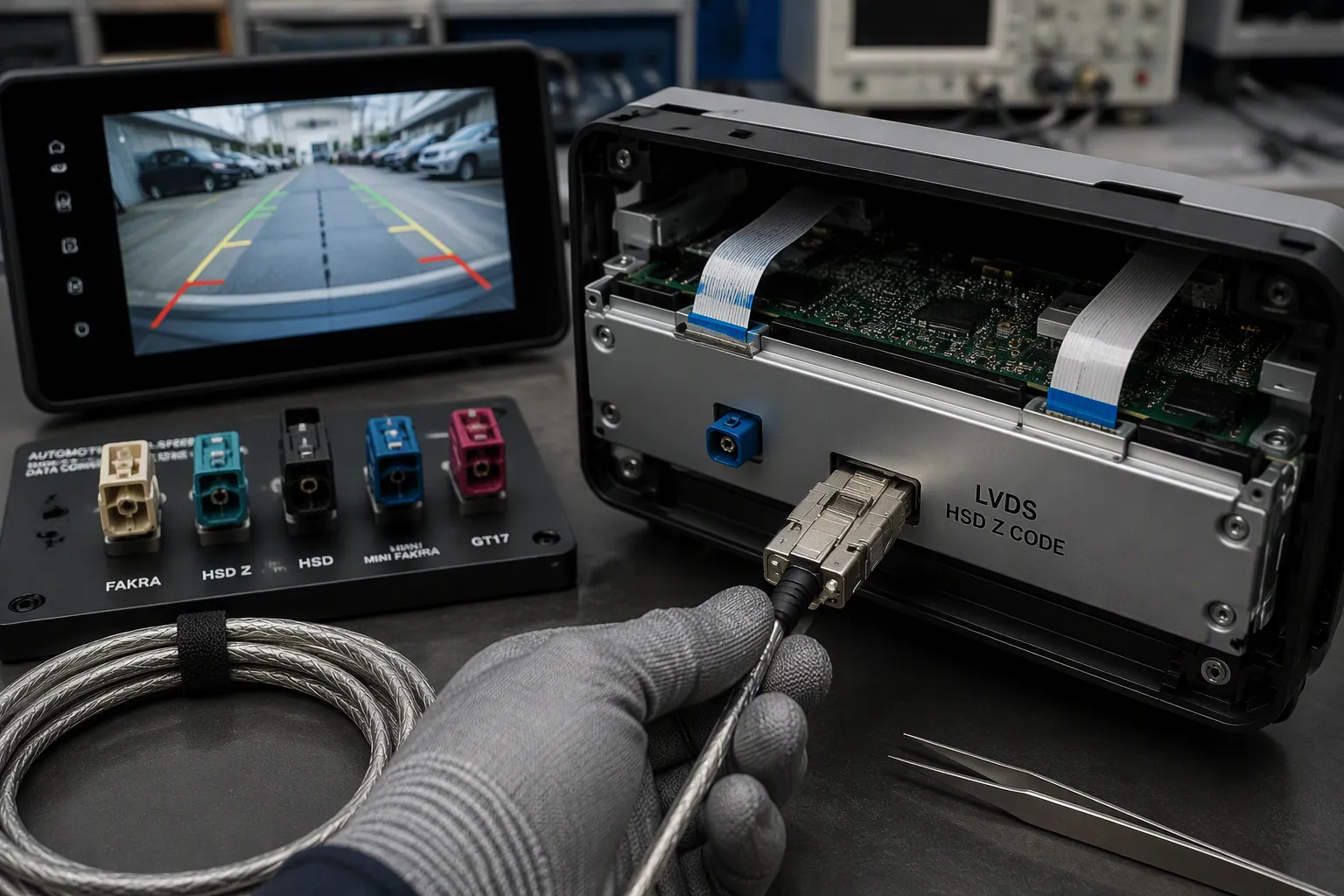 What Is an HSD Z Code Cable for Automotive LVDS Displays