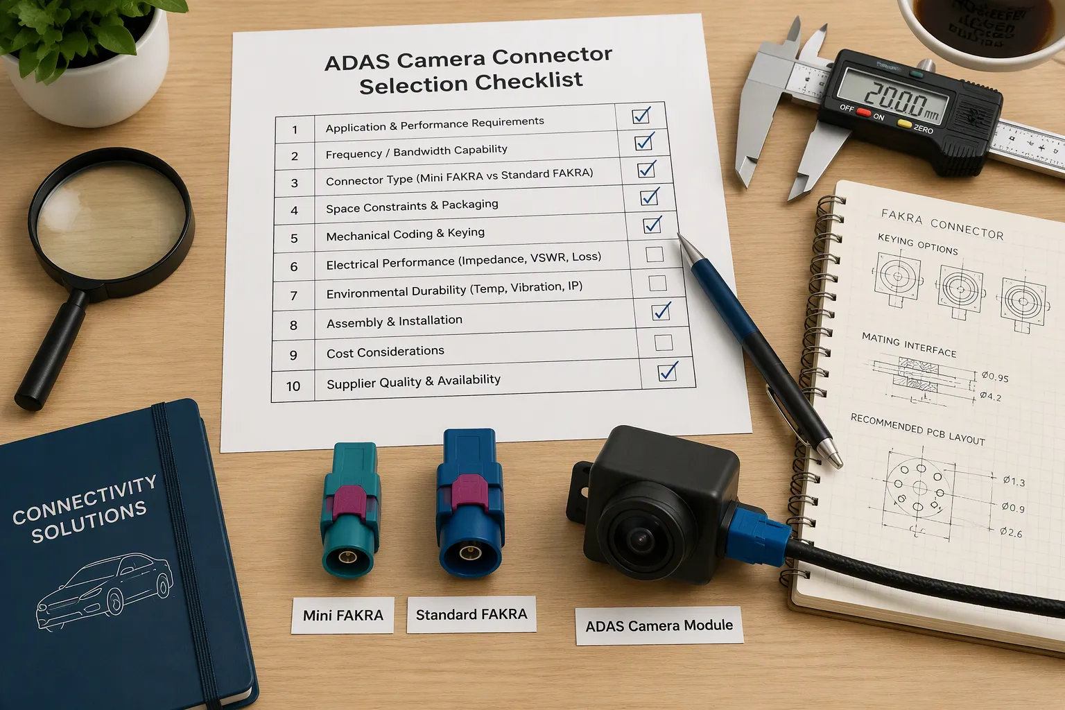 Selection Checklist for ADAS Cameras