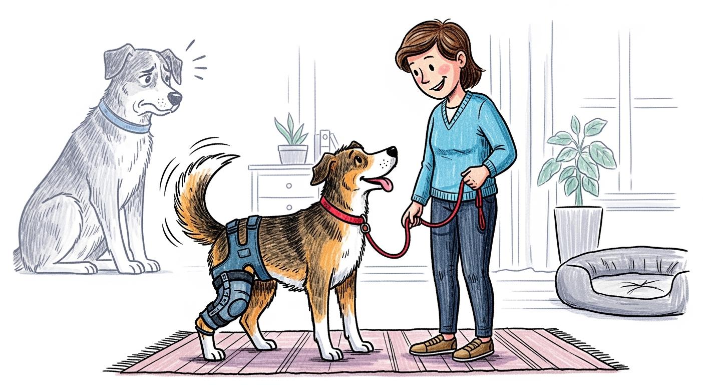 Dog Knee Brace for Arthritis Journey Uplifting Before and After Stories from Pet Owners