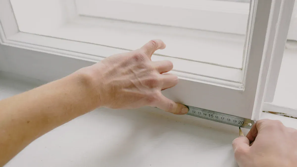 how to measure for a storm door
