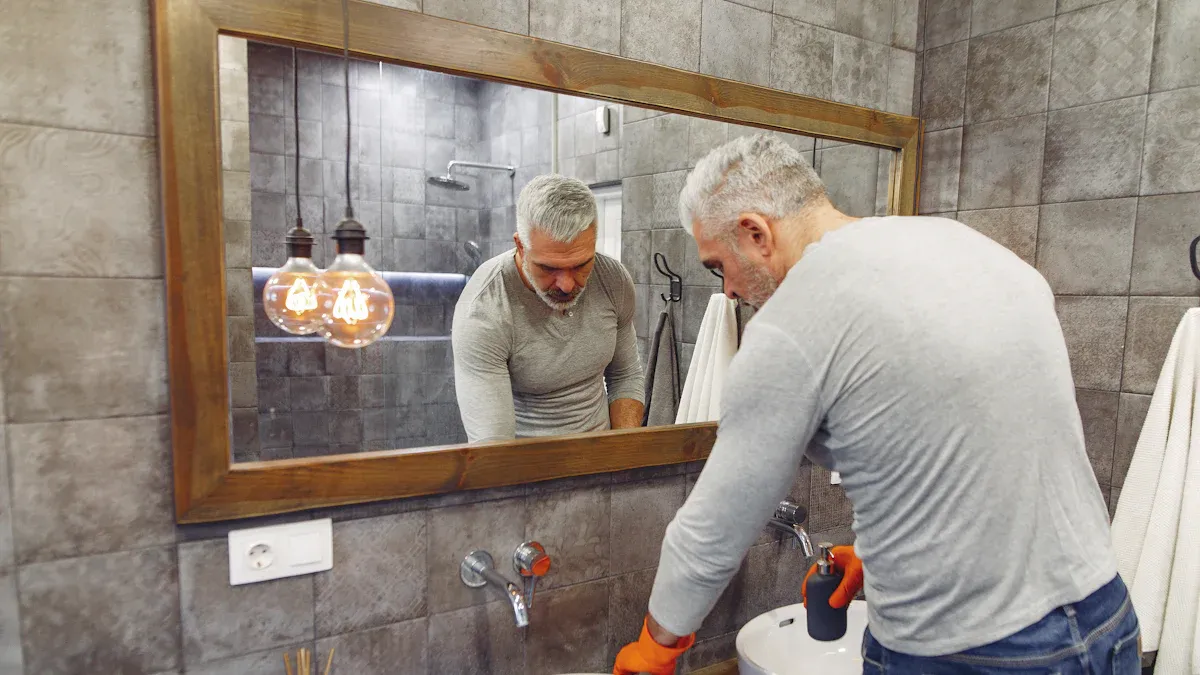 How to Remove a Bathroom Mirror