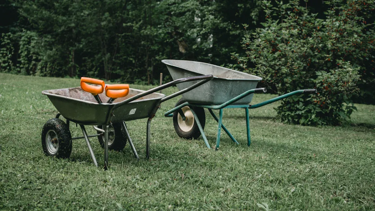 Metal Wheelbarrow