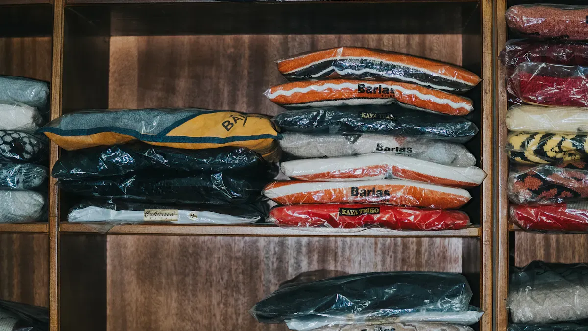 Organizing and decluttering with vacuum storage bags