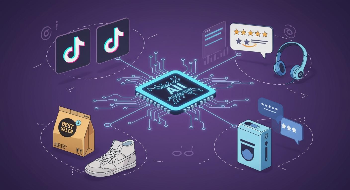 AI-Powered Product Research: Detecting Winning Trends from TikTok, Amazon BSR, and Customer Reviews