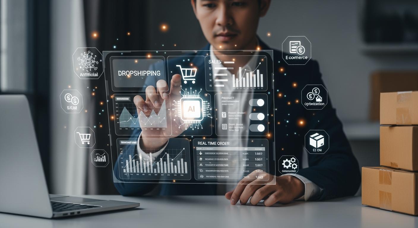 How to optimise dropshipping operations with AI in 2025