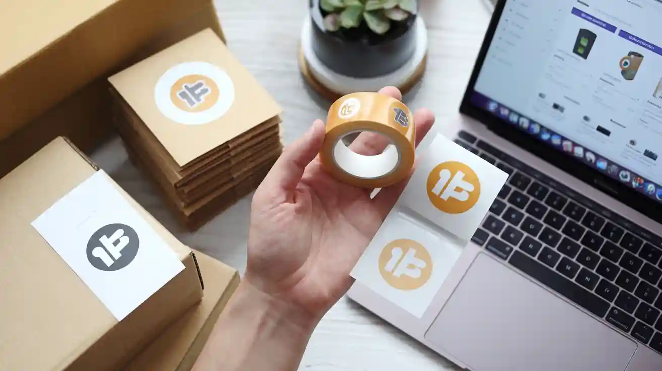 Low-Cost Logo Stickers and Tape: Budget Branding for Dropshippers