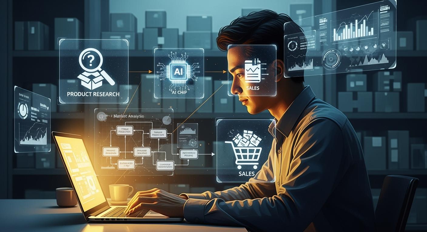 How to start dropshipping with AI from product research to sales