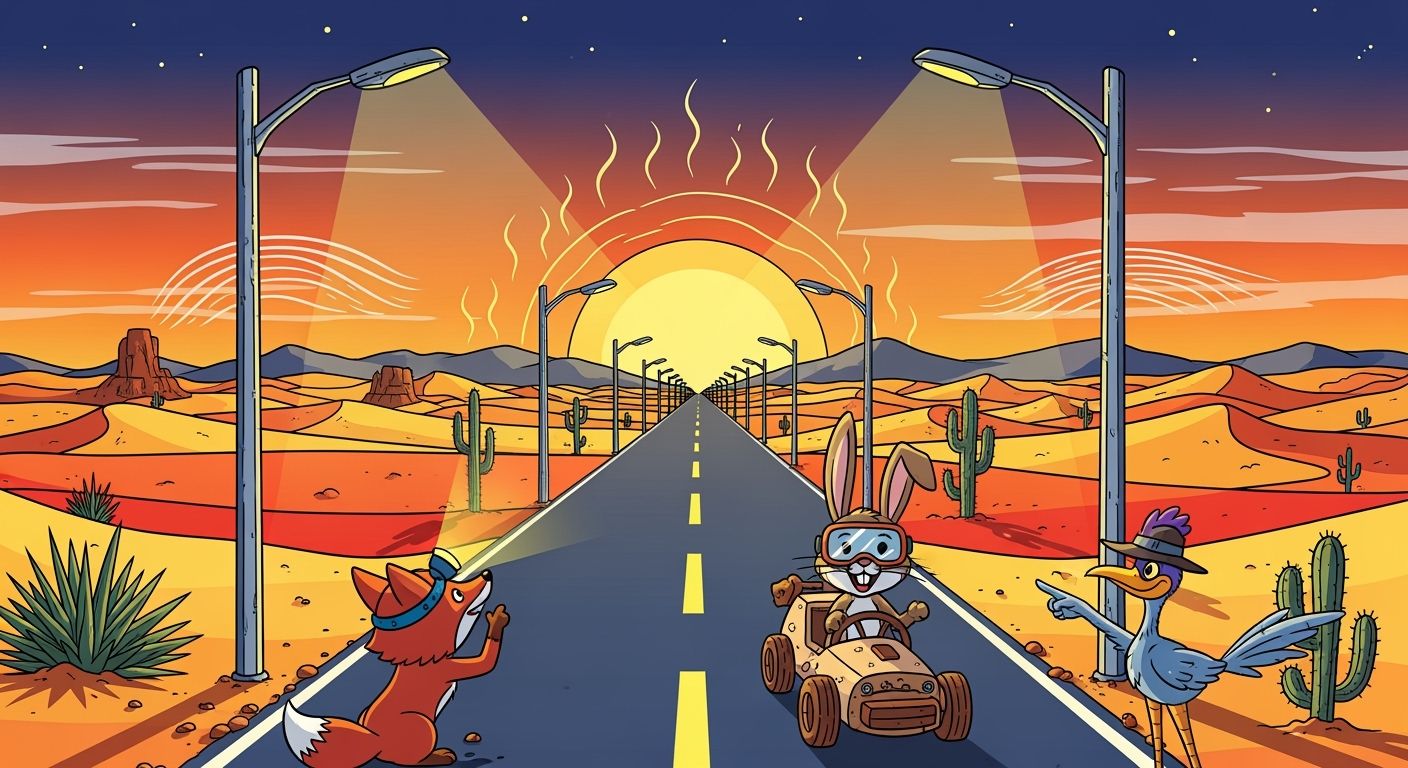 Road Lighting for Desert Highways and Hot-Climate Projects