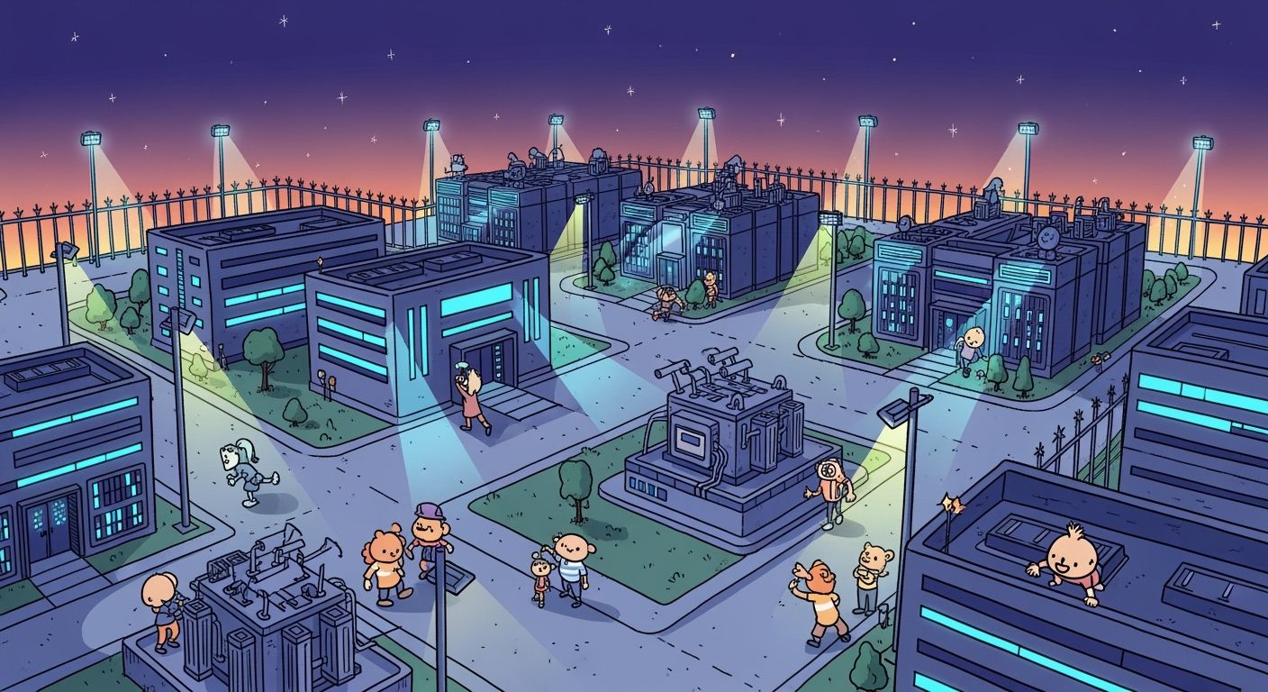 Outdoor Lighting Solutions for Data Center Campuses and Utility Compounds