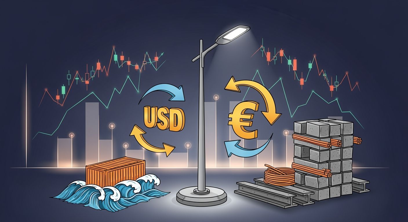 How Exchange Rates, Ocean Freight, and Raw Material Volatility Affect Street Light Budgets