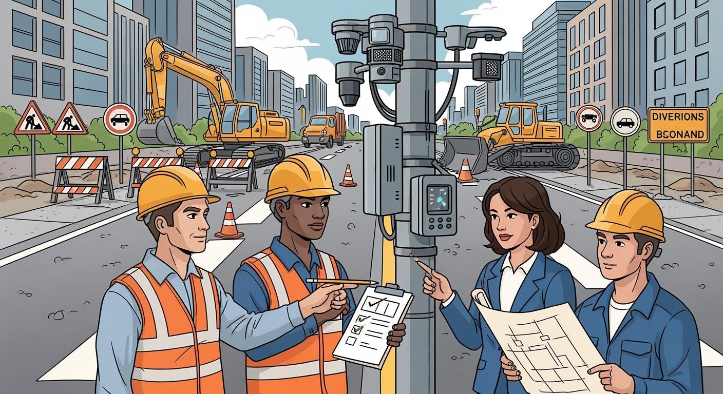 Smart Pole Procurement for Urban Road Reconstruction Projects