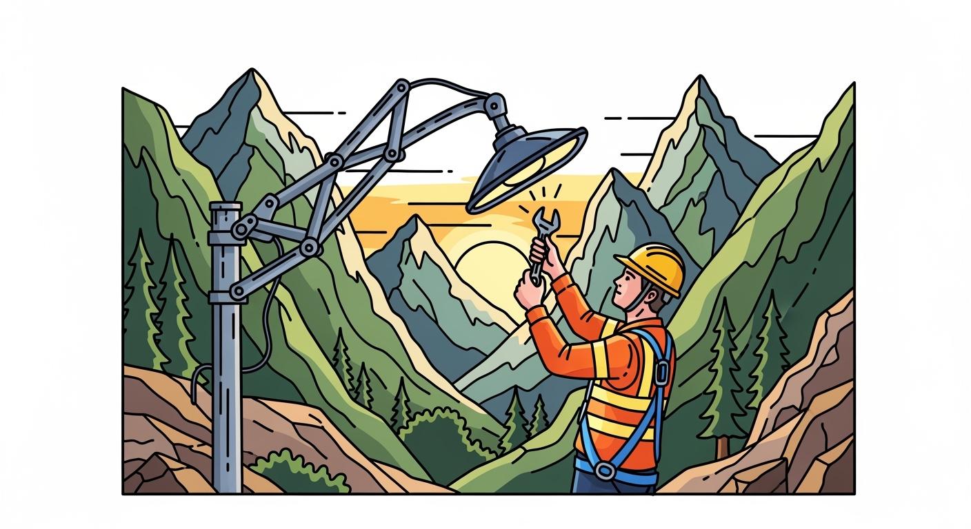 Folding Light Poles for Easy Maintenance: A Practical Guide for Remote and High-Risk Sites