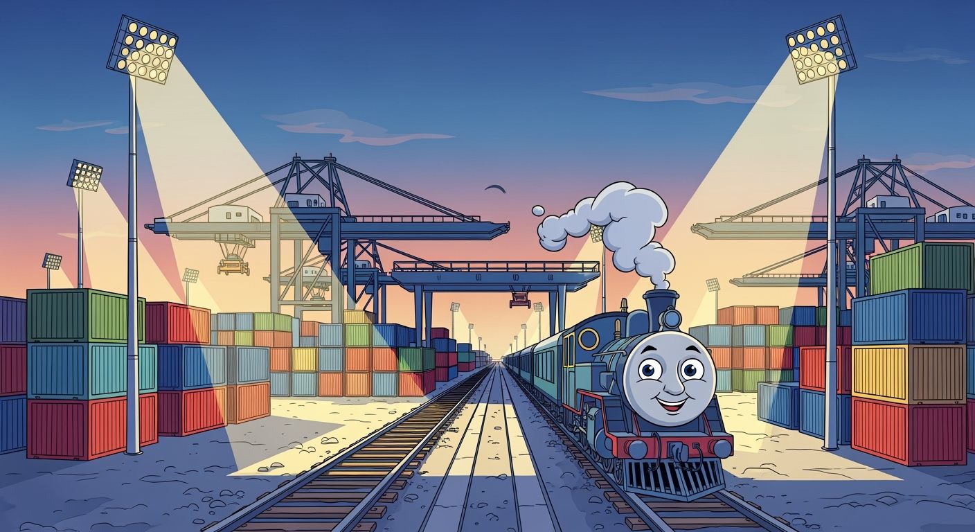 Outdoor Lighting for Railway Freight Yards and Intermodal Terminals