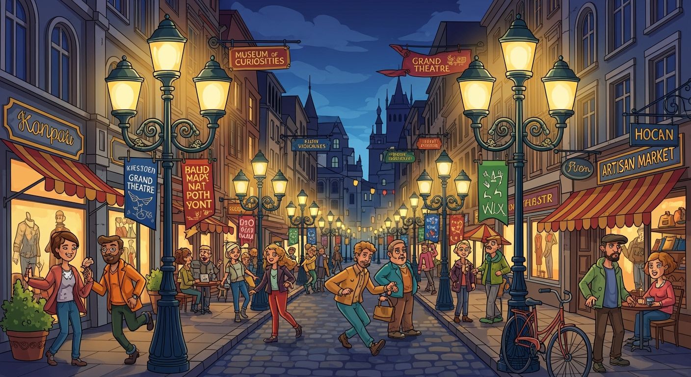 Decorative Street Lighting for Historic Districts and Cultural Tourism Streets