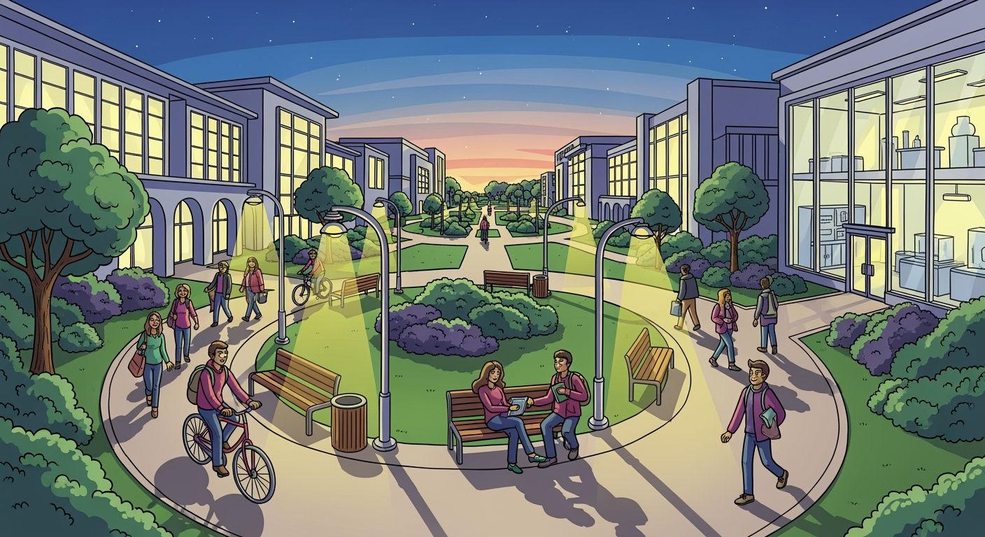 Street Lighting for University Campuses and Research Parks