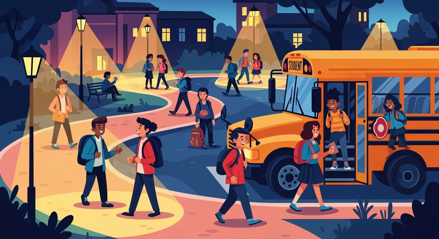 Lighting Solutions for School Campuses and Student Transportation Areas